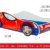 Autobett Kinderbett Jugendbett 70x140 | 80x160 mit Rausfallschutz Matratze optional | Kinder Spielbett Rennfahrer - 7