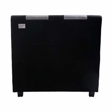 Bett HWC-E14, Auto Junge Kinderbett Jugendbett, Lattenrost Kunstleder Holz 190x100cm - schwarz-Silber - 6